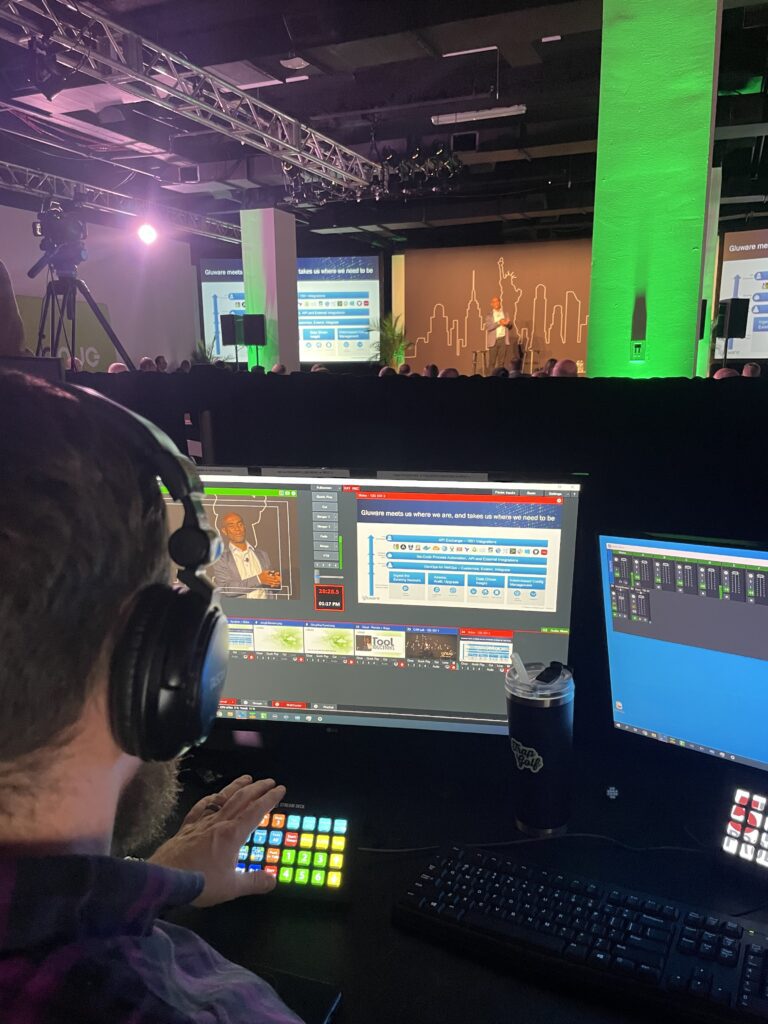 Kyle live streaming the main stage